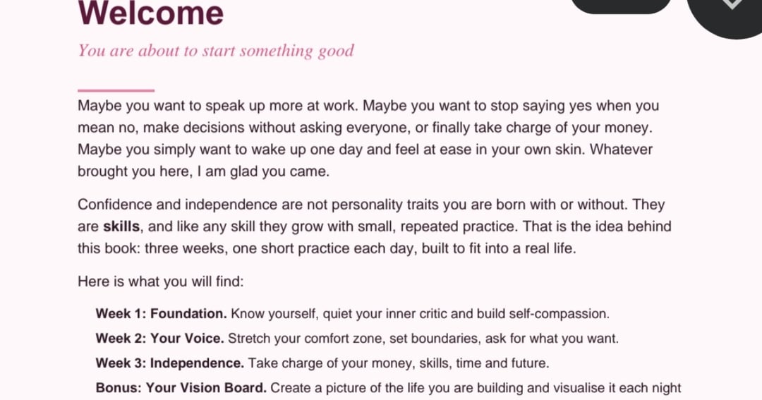 21 days to become a confident & independent women, image 5
