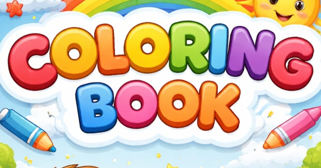 Kids colouring book