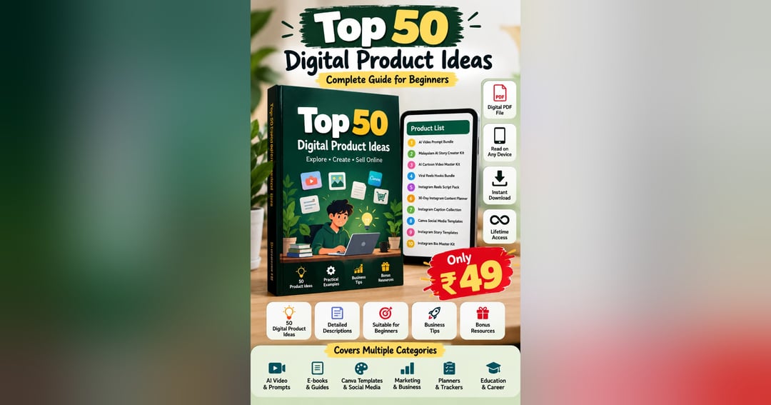 Top 50 digital product List