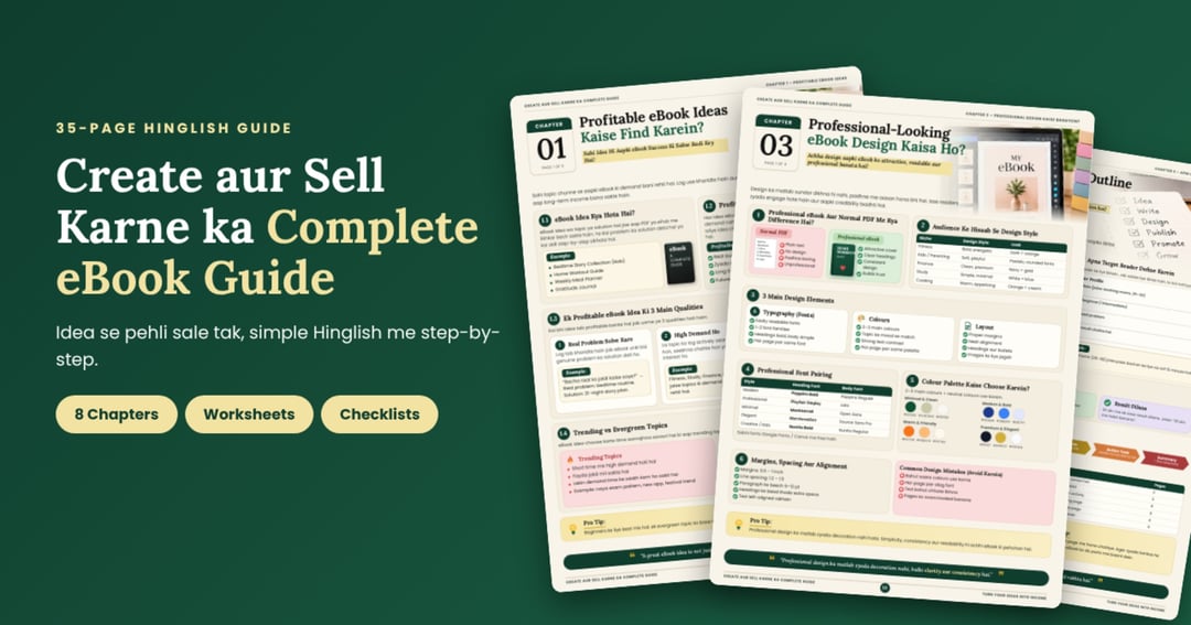 Bina Face Dikhaye eBook Se Digital Income: Step-by-Step Guide, image 2