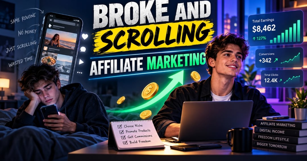 Broke and Scrolling - Affiliate Marketing