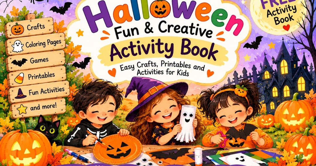 Halloween Fun & Creativity-Activity Book