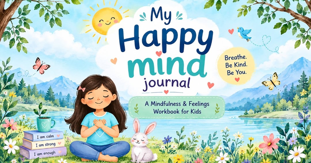 My Happy Mind Journal - A Mindfulness & Feelings Workbook for Kids
