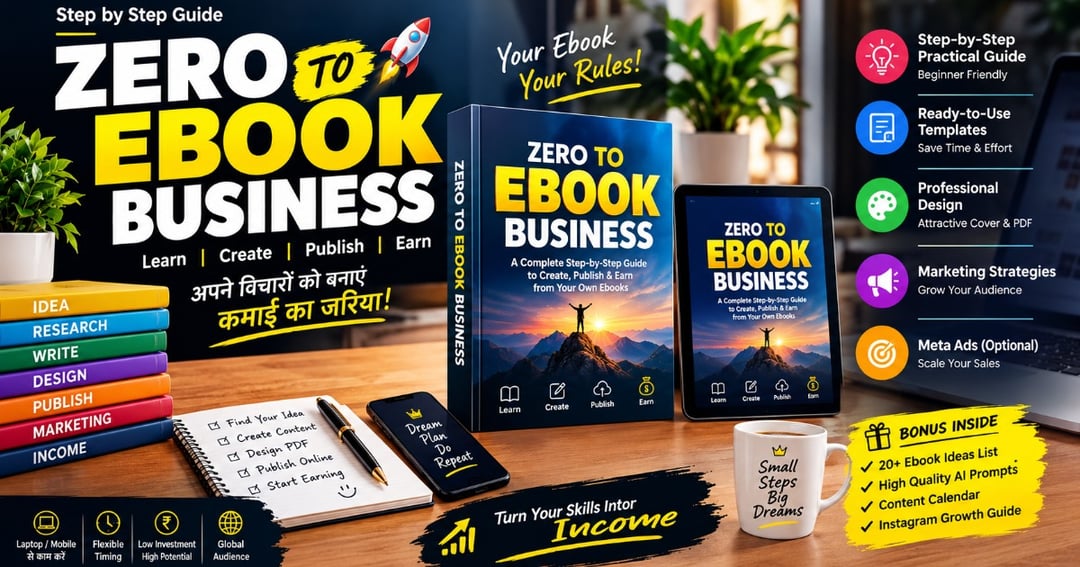 🚀 ZERO TO EBOOK BUSINESS