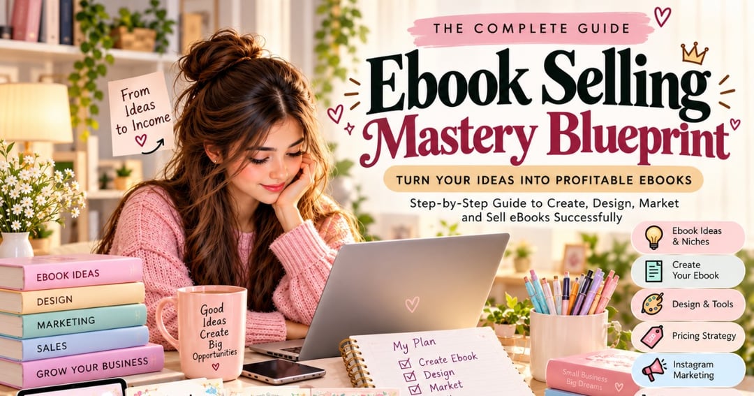 Ebook Selling Mastery Blueprint: The Complete Guide to Creating, Marketing & Selling Ebooks