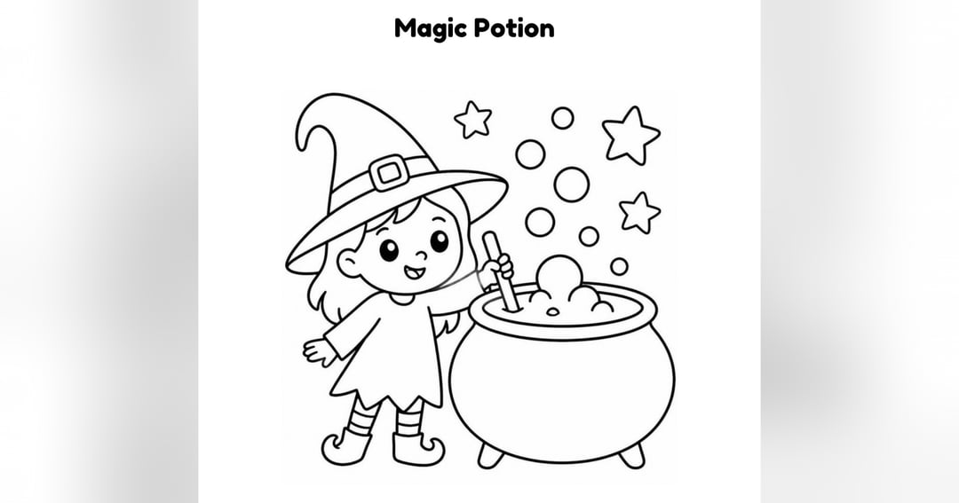 Halloween Coloring Book for Kids - 25 Spooky Fun Pages 🎃, image 5