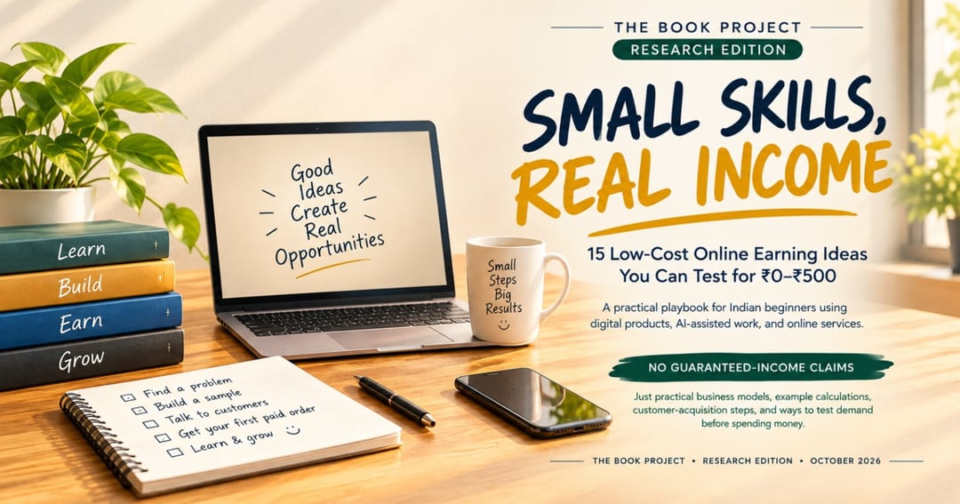Small Skills, Real Income: 15 Online Earning Ideas