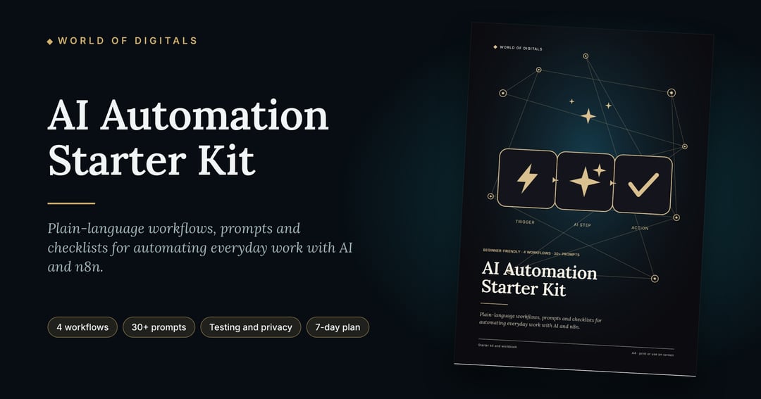 AI Automation Starter Kit – Workflows, Prompts & n8n Guide for Beginners, image 2
