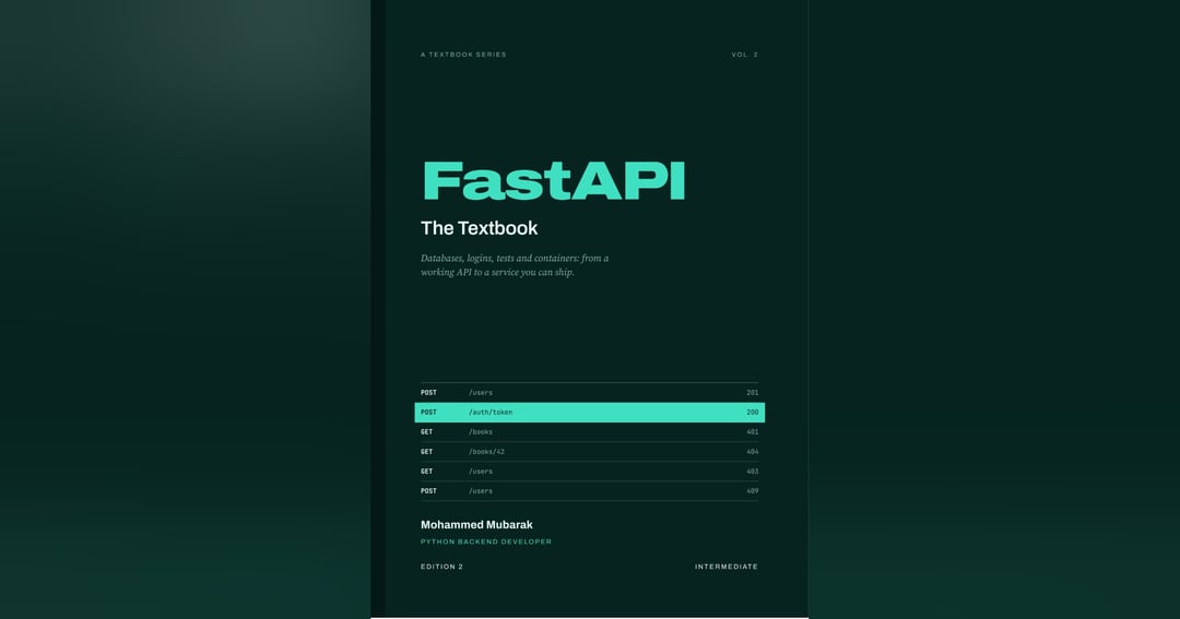 FastAPI: The Textbook (Edition 2, Intermediate)