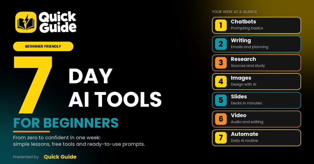 7 Day Challenge AI Tools for Beginners
