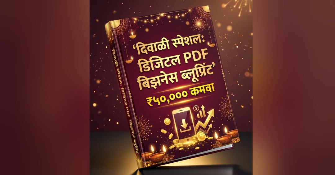 दिवाळीपूर्वी ₹५०,००० इन बँक: मोबाईलमधून डिजिटल प्रॉडक्ट्स विकण्याचा सोपा मार्ग