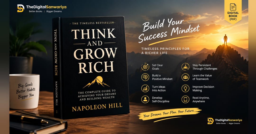 Think and Grow Rich – Napoleon Hill | Digital Book (PDF)