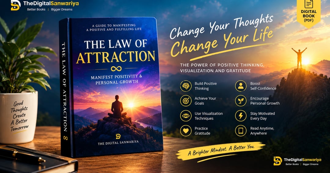 The Law of Attraction – Manifest Positivity & Personal Growth | Digital eBook