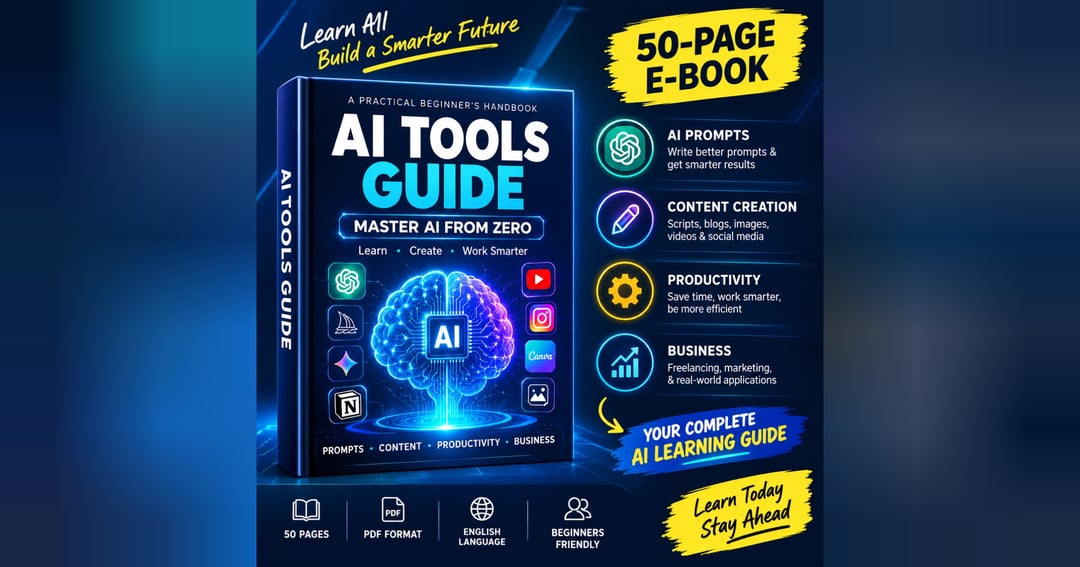 AI Tools Guide: Master Artificial Intelligence for Beginners  Learn ChatGPT, AI Content Creation, Smart Prompts & Productivity Workflows, image 2