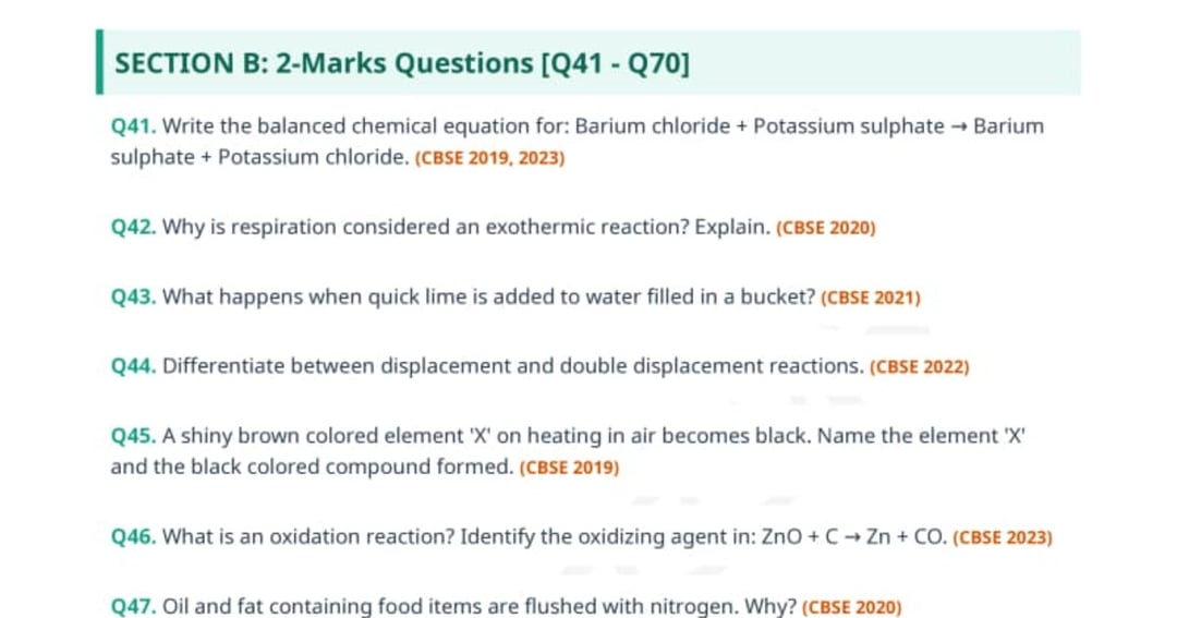 SCIENCE PYQ  CLASS 10 CBSE 2026-27, image 3