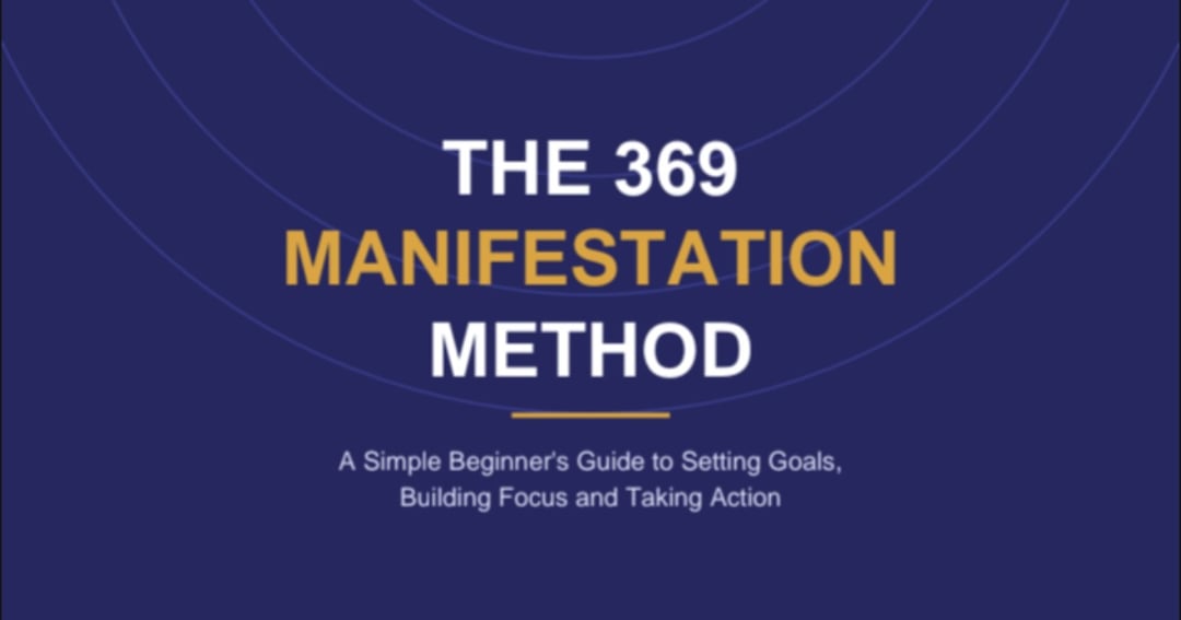 The 369 Manifestation Method