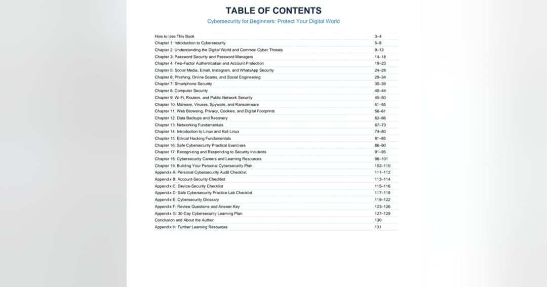 Cybersecurity for Beginners β Complete Practical Guide, image 2
