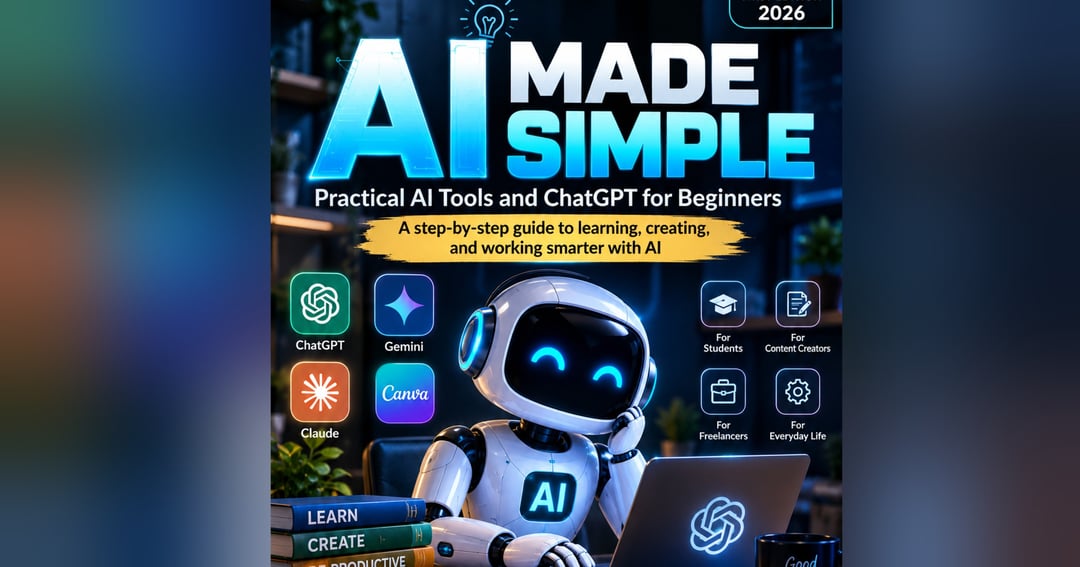AI Made Simple β Practical AI Tools and ChatGPT for Beginners