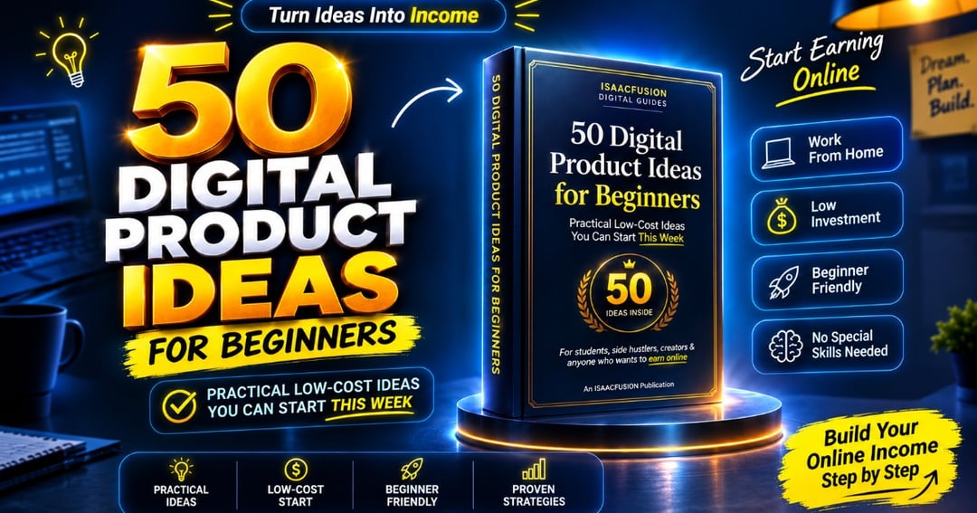 50 Digital Product Ideas for Beginners | Start Your Online Income
