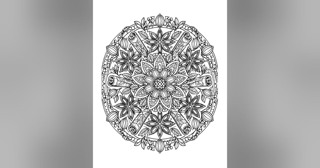 Tresinix Mandala Colouring Book: For all Kids & Adults, image 2