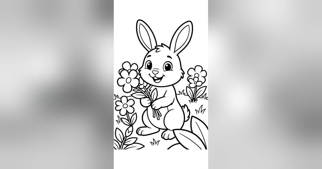 Cute Animals Colouring Book for Kids, image 2