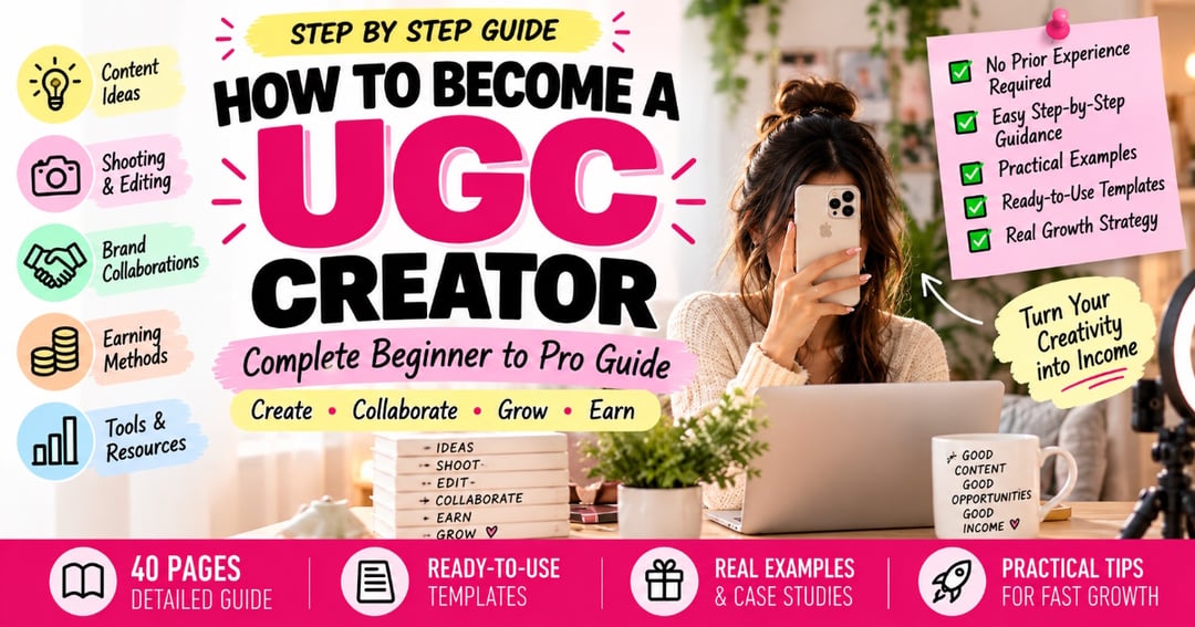 Become a UGC Creator – Beginner to Pro