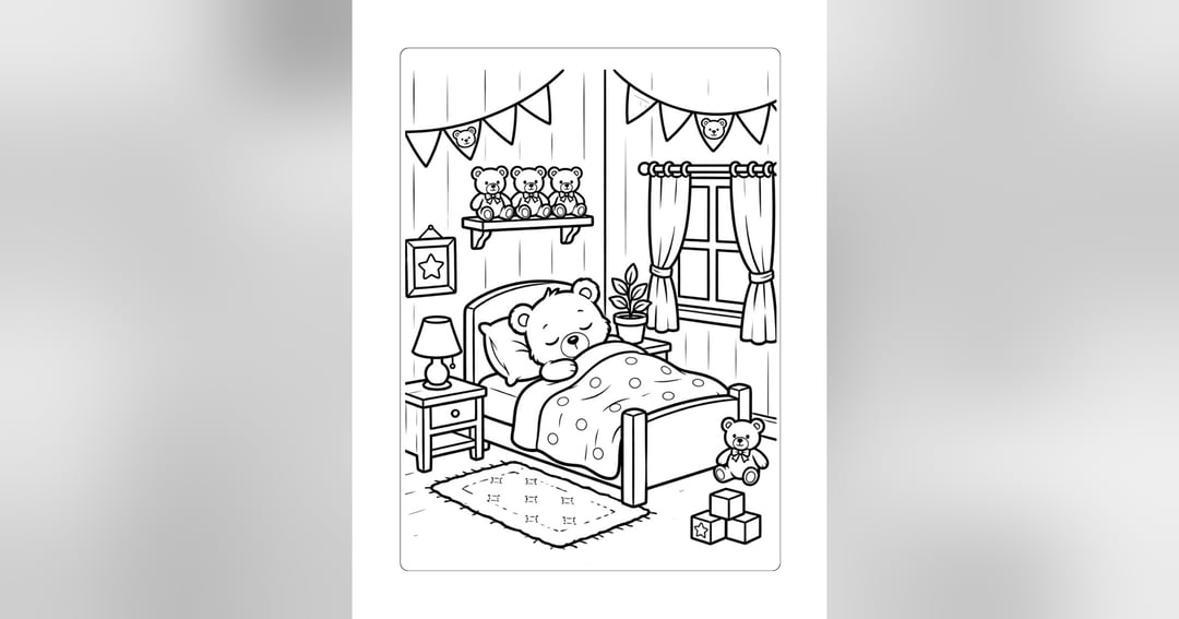 Cozy Days colouring book, image 2
