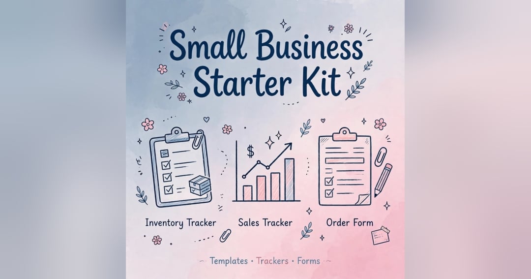Small Business Starter Kit – 20 Printable Templates | Little Wonder Studio, image 2