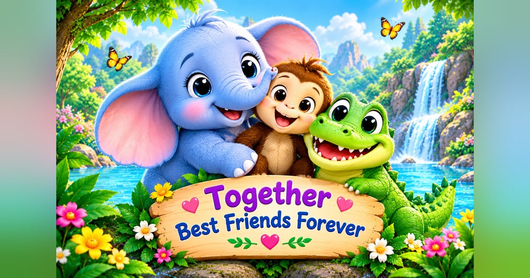 three-best-friends-magic-river, image 5