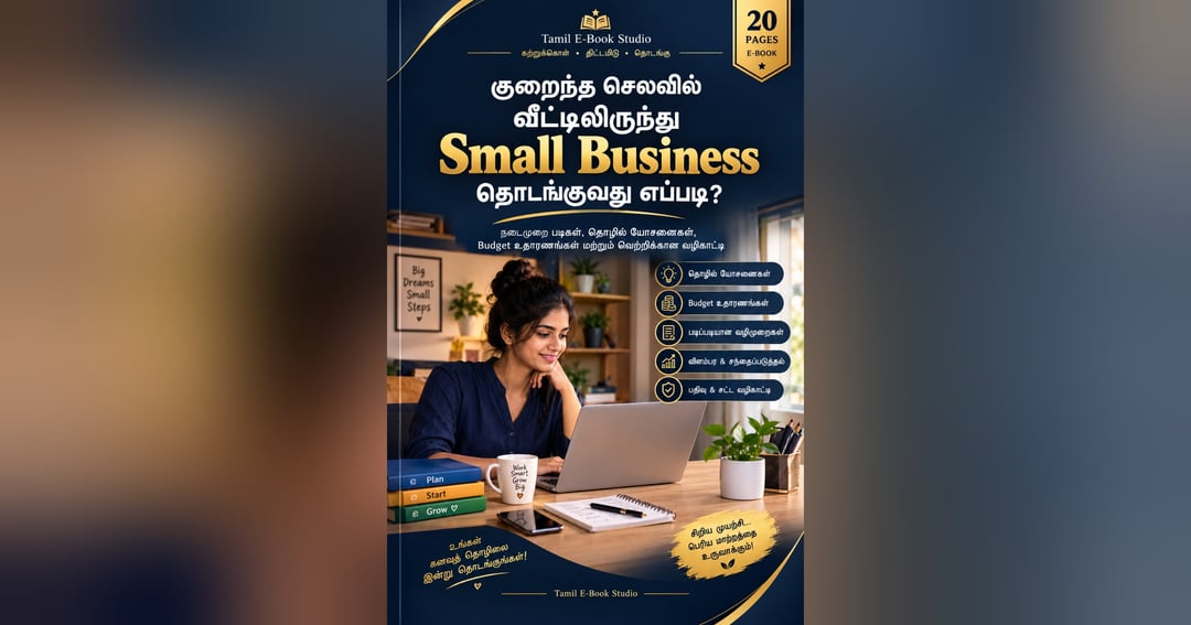 சிறிய முதலீட்டில் தொழில் தொடங்குவதற்கான முழுமையான தமிழ் வழிகாட்டி, image 2