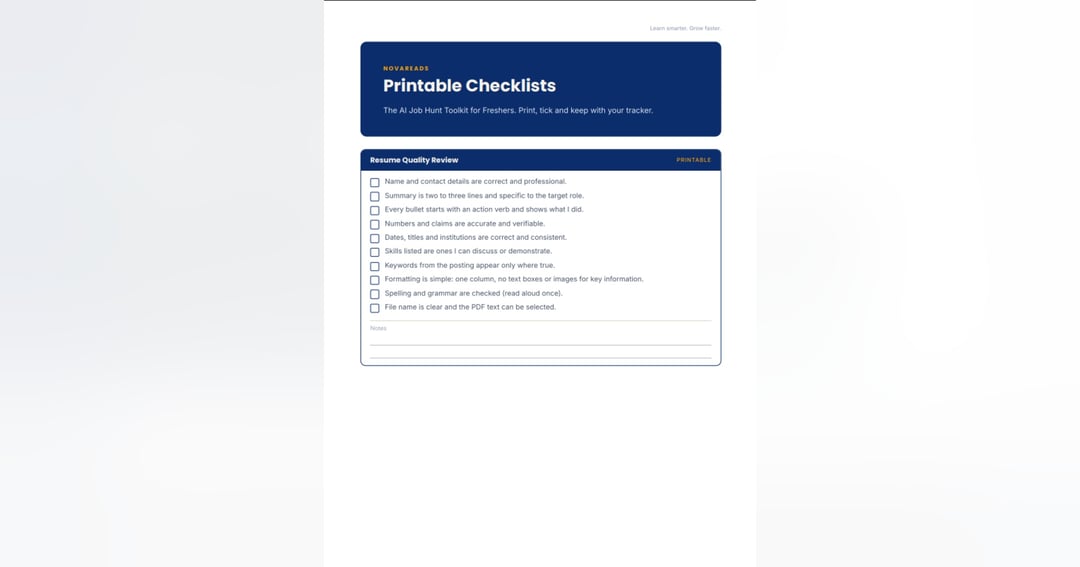 The AI Job Hunt Toolkit for Freshers, image 4