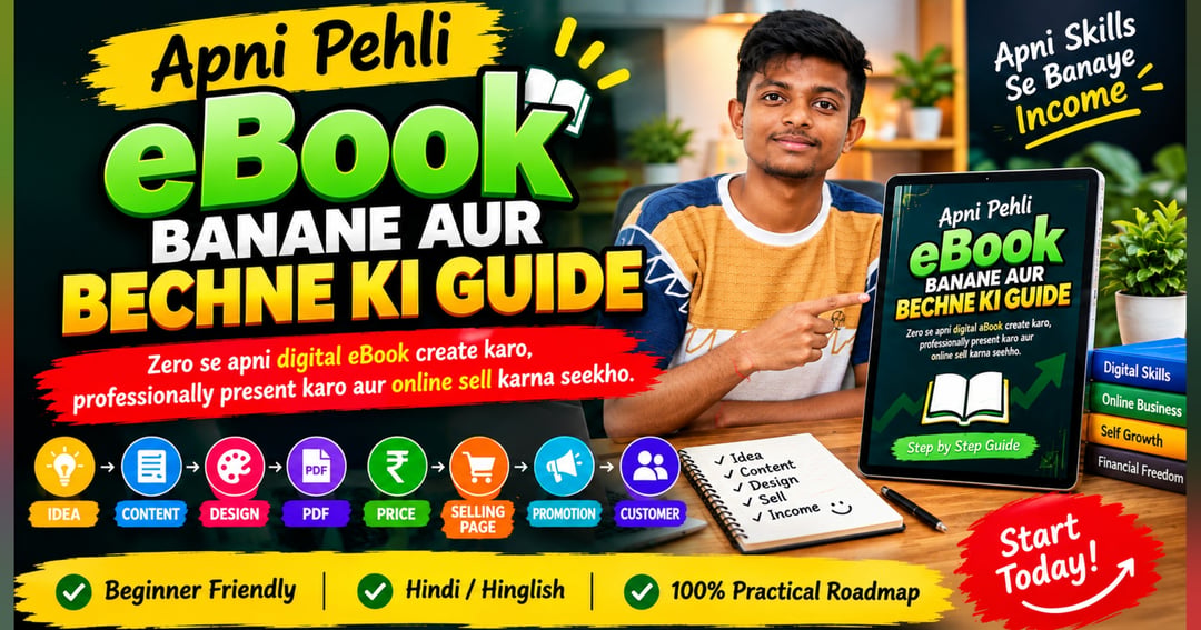 📖Apni Pehli eBook Banane Aur Bechne Ki Complete Guide”📚