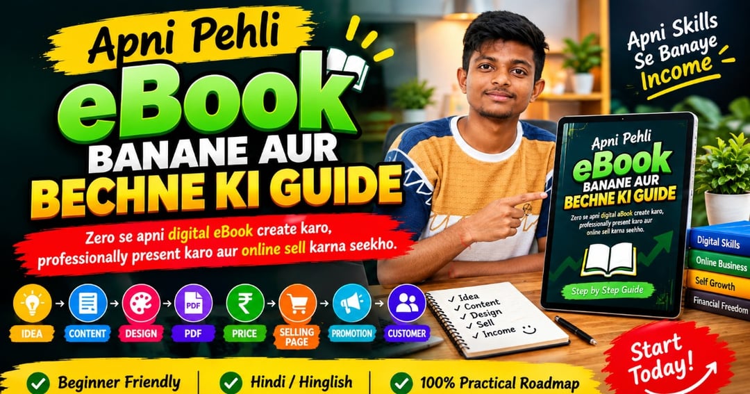 Apni Pehli eBook Banane Aur Bechne Ki Complete Guide 📘