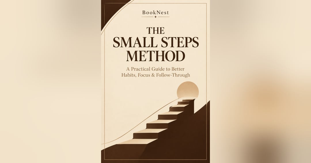 The Small Steps Method: A Practical Guide to Better Habits, Focus & Follow-Through