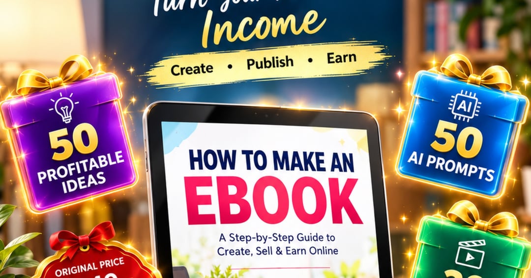 HOW TO MAKE AN EBOOK