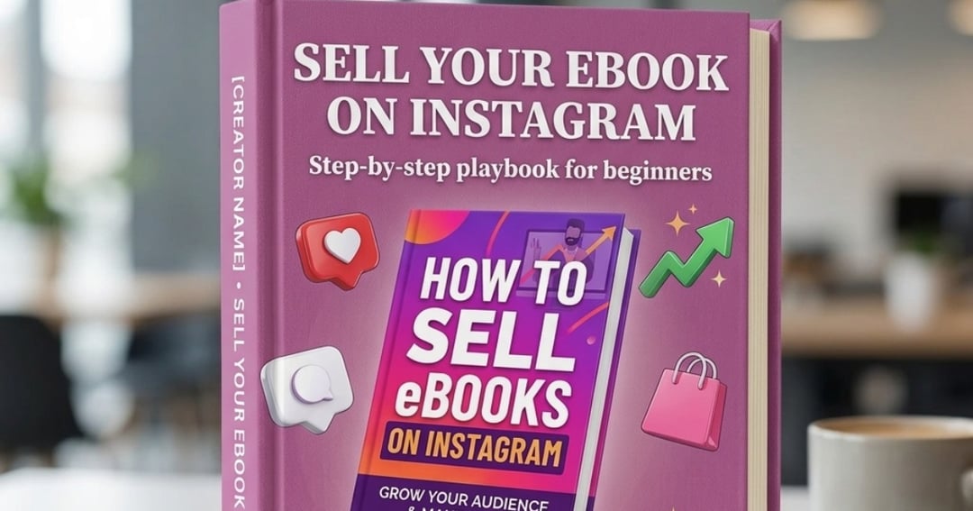 Sell Your Ebook On Instagram - Step by Step Playbook For Beginners