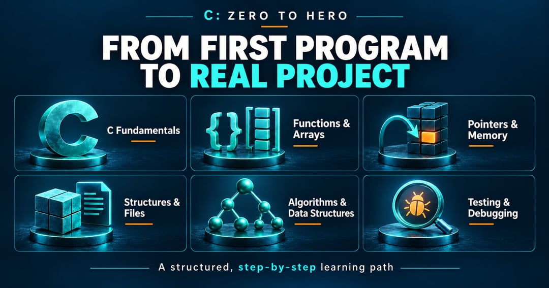 C Programming — Learn C Programming with Examples, Exercises & Projects, image 2