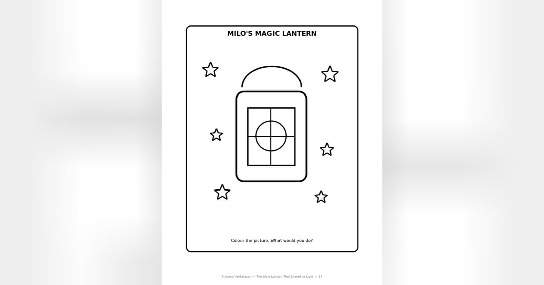 The Little Lantern That Shared Its Light | Children's Story & Activity Book, image 3