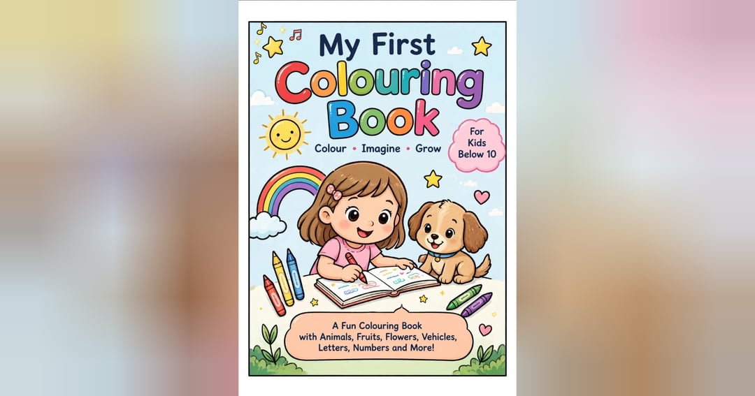 My First colouring book