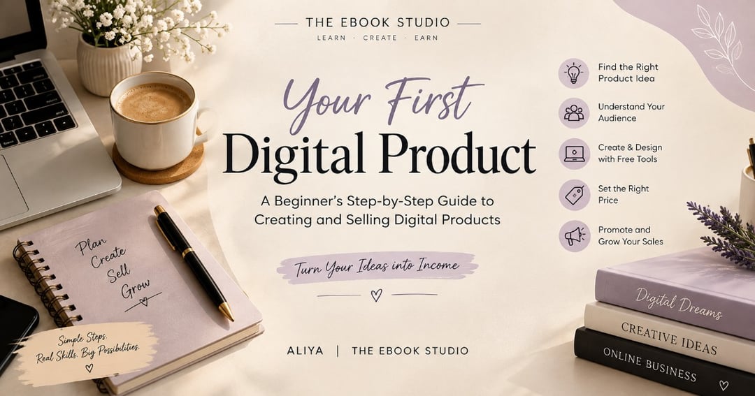 Your First Digital Product: A Beginner’s Step-by-Step Guide to Creating and Selling Digital Products