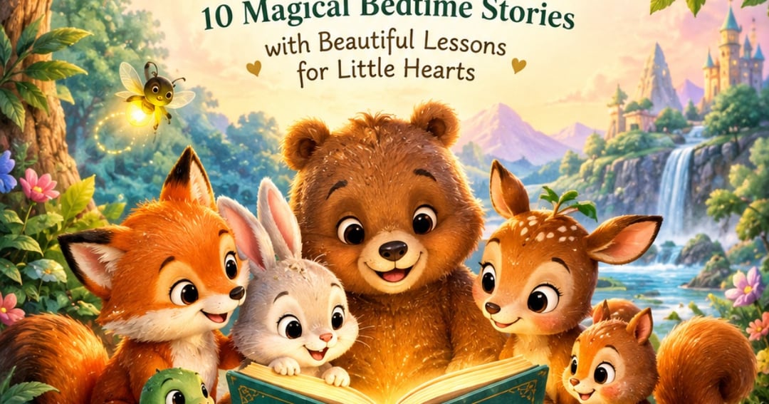 Little Wonders: 10 Magical Bedtime Stories with Beautiful Lessons for Little Hearts, image 2