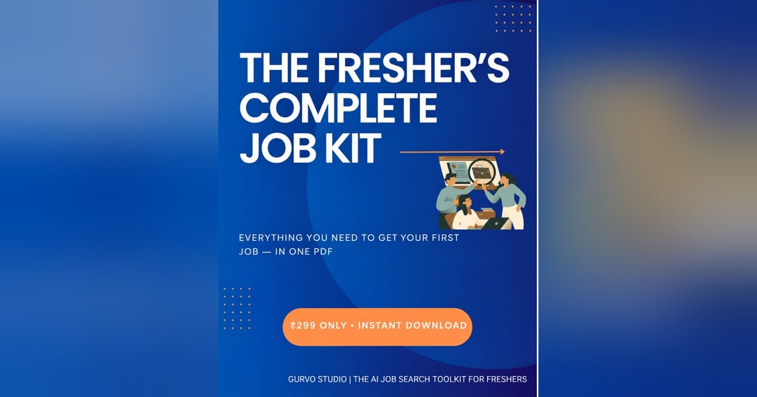 AI Job Search Editable Toolkit for Freshers