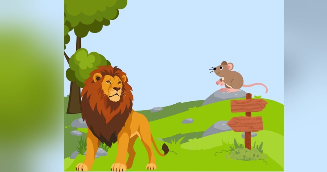 The Lion π¦ and the mouse π: A story of true friendship!, image 2