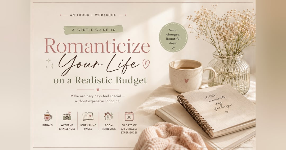 Romanticize Your Life on a Realistic Budget.🎀