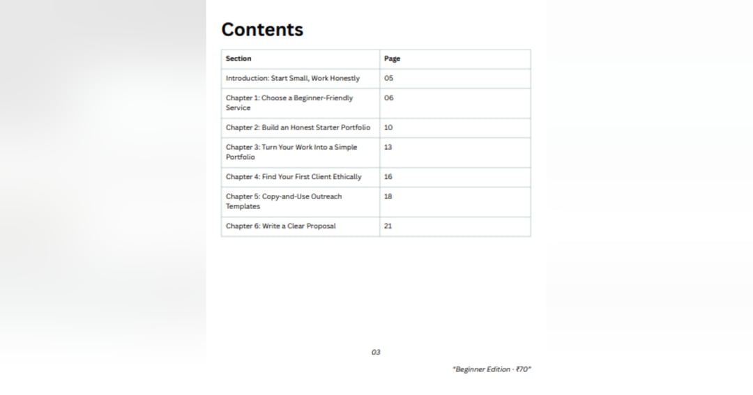 Beginner Freelancing Starter Kit, image 3