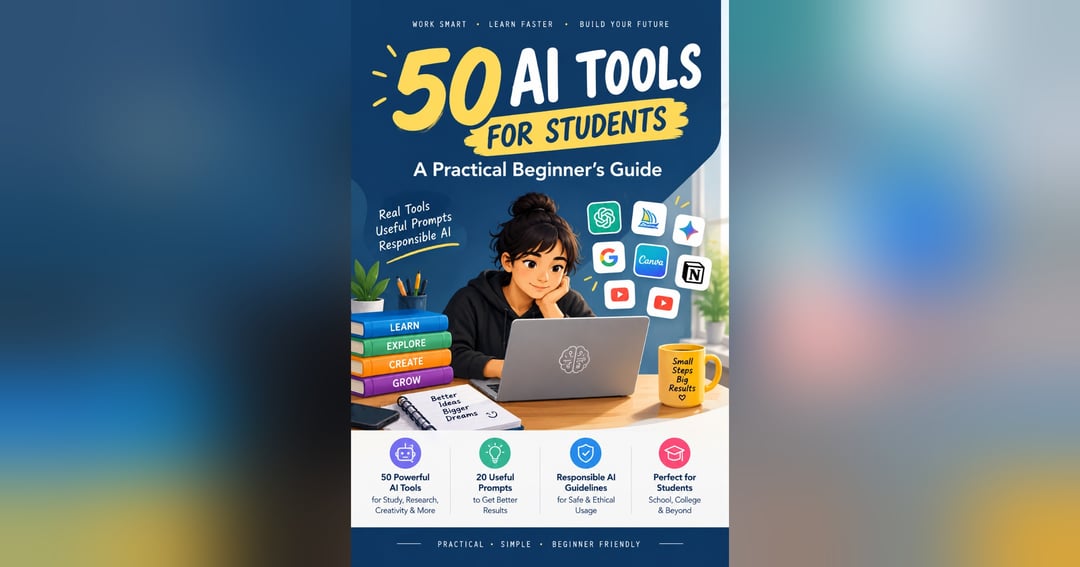 50 AI Tools for Students: A Practical Beginner’s Guide