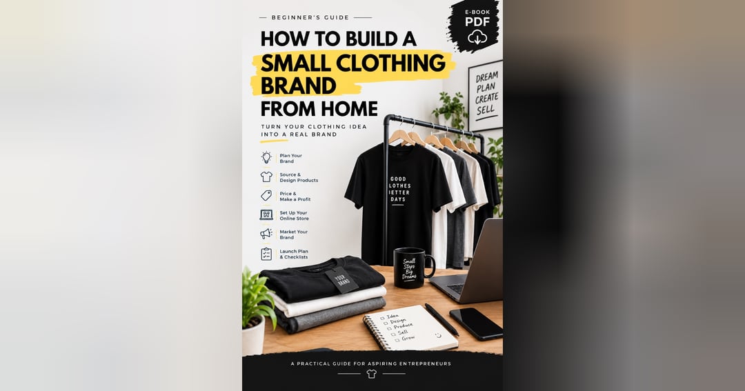 How to build a small clothing brand from home