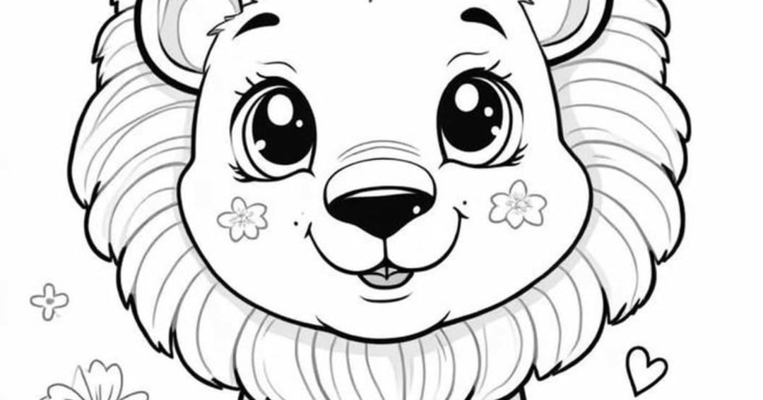 Aminals colouring book, image 3