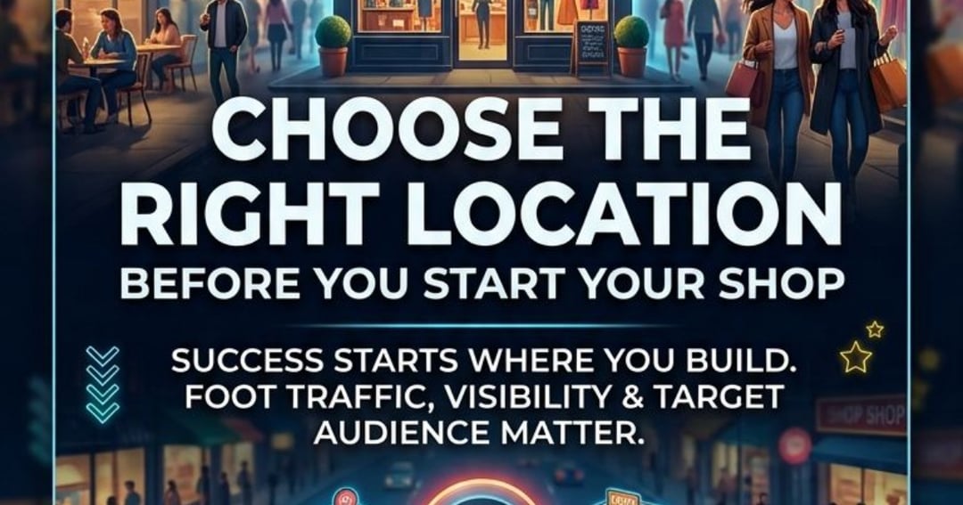 The biggest mistake new business owners make? Choosing a location based on cheap rent instead of high foot traffic. 🛑 High rent in a prime spot isn't just an expense—it’s your