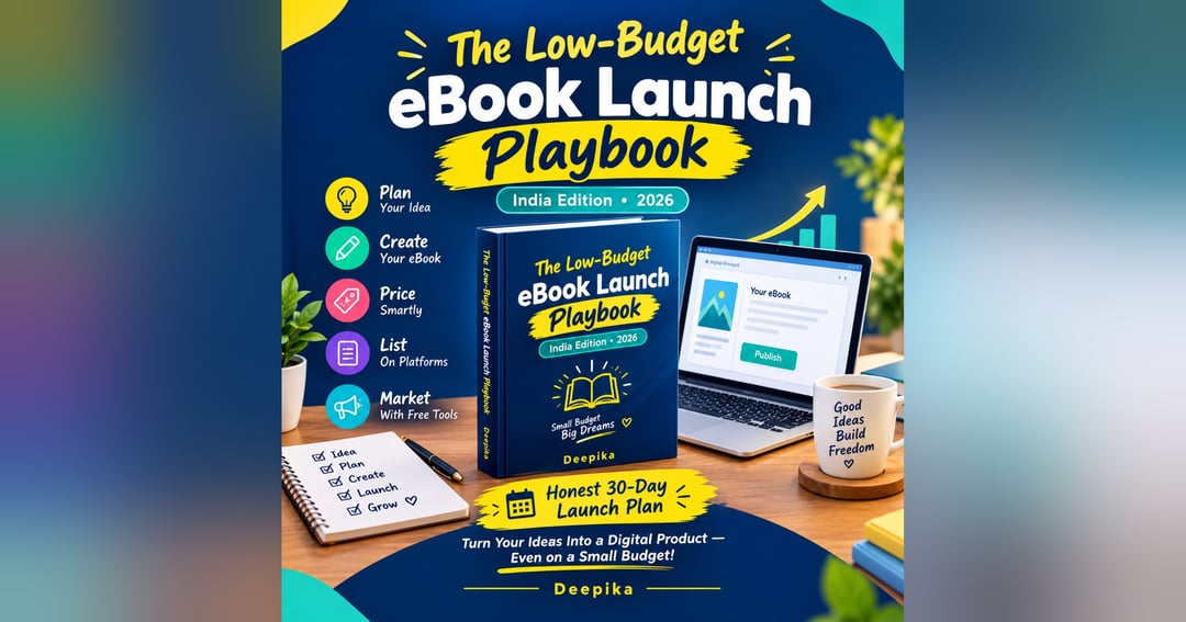 The Low-Budget eBook Launch Playbook | Create, Launch & Sell Your First eBook, image 2